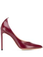Francesco Russo Pointed-toe Stiletto Pumps - Red