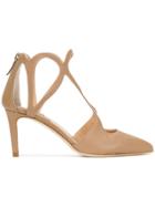 Racine Carree Pointed Toe Pumps - Nude & Neutrals