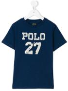 Ralph Lauren Kids - Polo 27 Print T-shirt - Kids - Cotton - 3 Yrs, Blue