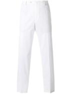 Loro Piana 'golf' Trousers, Men's, Size: 54, White, Cotton/spandex/elastane