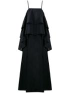 L'autre Chose Layered Maxi Dress - Black