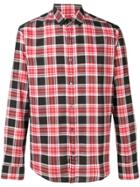 Les Hommes Urban Plaid Shirt - Red