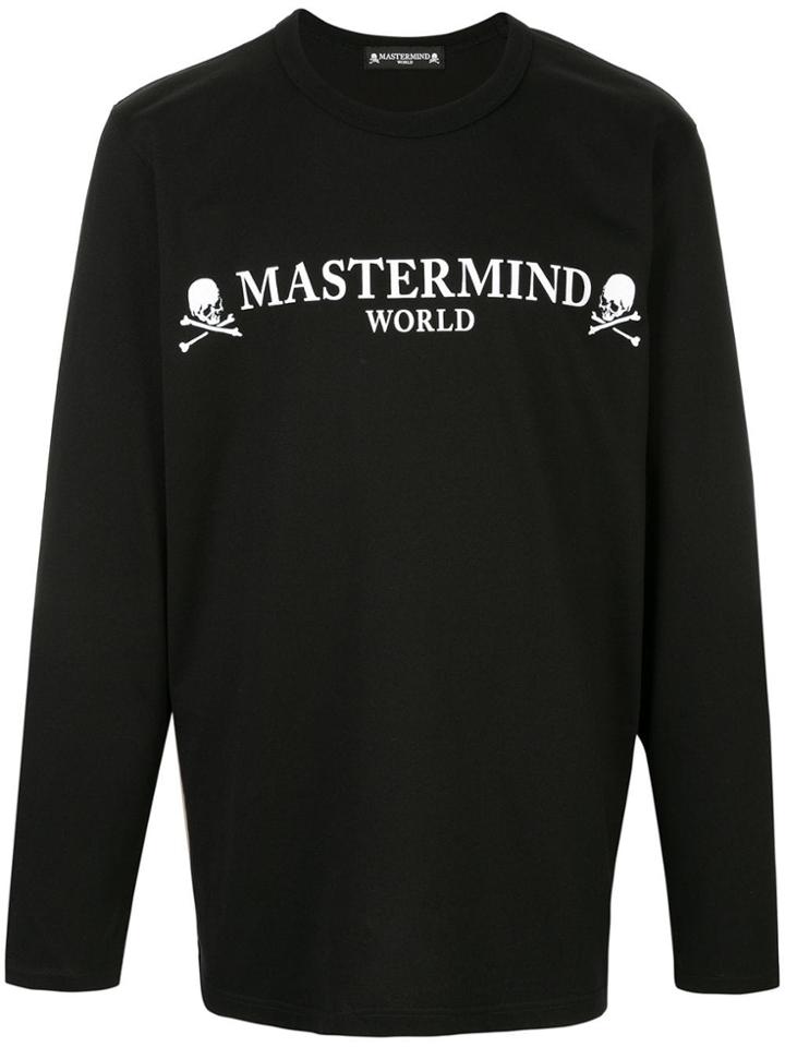 Mastermind World Skull Logo Long Sleeve T-shirt - Black