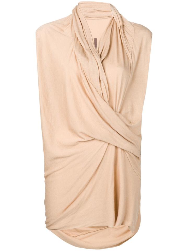 Rick Owens Lilies Knot Detail T-shirt - Neutrals