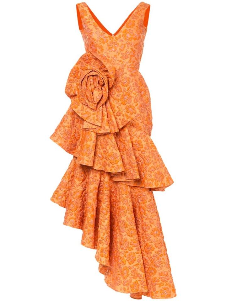 Bambah Zinnia Spiral Gown - Yellow