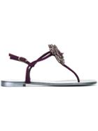 Giuseppe Zanotti Design Embellished Flower Sandals