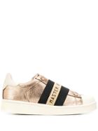 Moa Master Of Arts Slip-on Metallic Sneakers - Gold