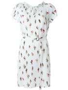 Kenzo Cartoon Cactus Dress, Women's, Size: 42, White, Polyester