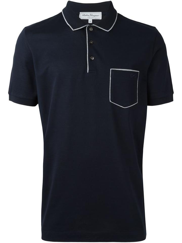 Salvatore Ferragamo Patch Pocket Polo Shirt