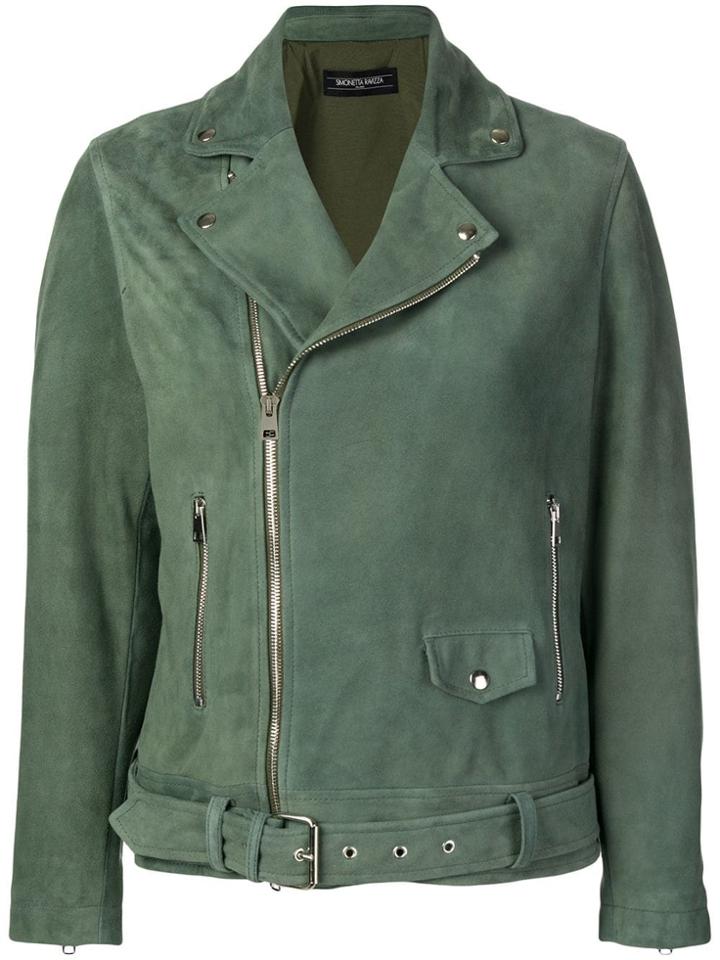 Simonetta Ravizza Lilla Biker Jacket - Green