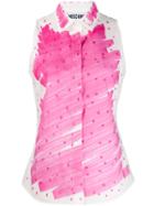 Moschino Paint Swipe Shirt - White