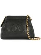 Chanel Pre-owned Chanel Cc Cain Shoulder Bag - Black
