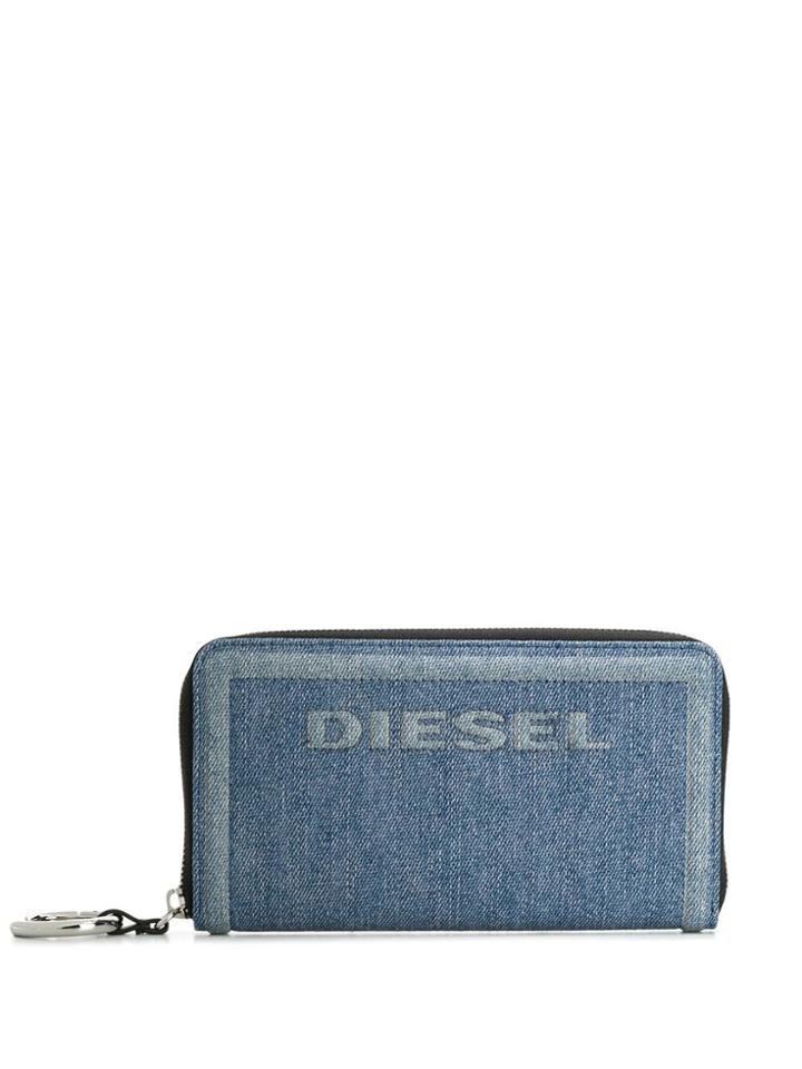 Diesel Zip-around Wallet - Blue