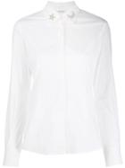 P.a.r.o.s.h. Embellished Collar Shirt - White