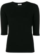 Sonia Rykiel Fitted Knit Top - Black