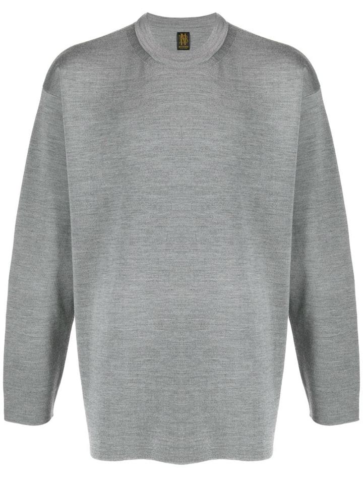 Batoner Crewneck Jumper - Grey