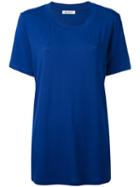 Dondup - 'sunbury' T-shirt - Women - Elastodiene/viscose - M, Blue, Elastodiene/viscose