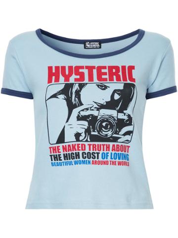 Hysteric Glamour Printed T-shirt - Blue