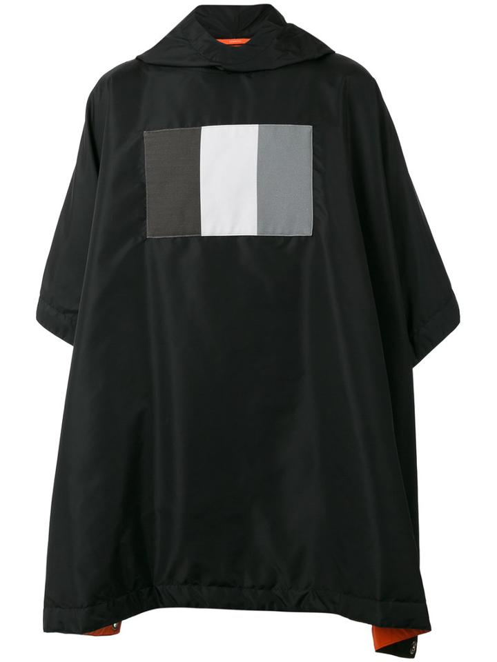 Komakino - Hooded Poncho - Men - Nylon - One Size, Black, Nylon
