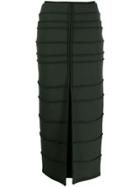Maison Rabih Kayrouz Front Slit Skirt - Green