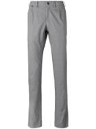 Incotex - Fine Dog Tooth Trousers - Men - Cotton/spandex/elastane - 52, Grey, Cotton/spandex/elastane