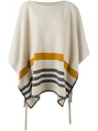 Chloé 'romance' Striped Poncho