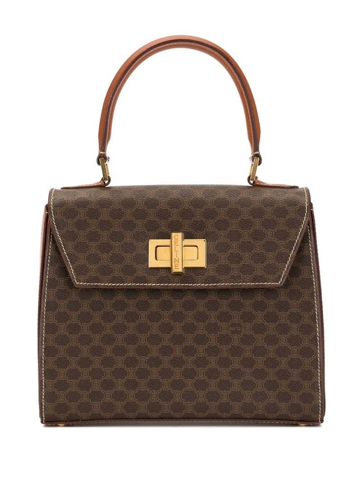 Céline Pre-owned Macadam Tote Bag - Brown