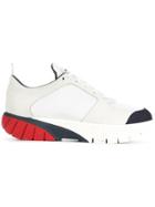 Thom Browne Raised Rubber Sole Running Shoe - White
