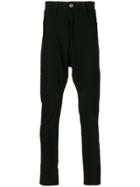 10sei0otto Drop-crotch Trousers - Black