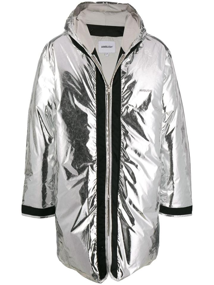 Ambush Metallic Down Jacket - Grey