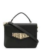 Love Moschino Logo Envelope Bag - Black