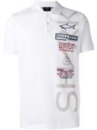 Paul & Shark Embroidered Logo Polo T-shirt - White