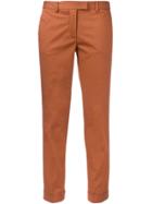 Alberto Biani Cropped Chino Trousers - Yellow & Orange
