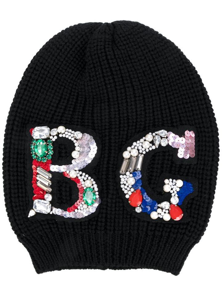 Blugirl Embellished Beanie - Black