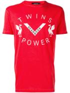 Dsquared2 Twins Power T-shirt, Men's, Size: Large, Red, Cotton