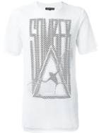 Alexandre Plokhov Overlay Mesh 'somber' Logo T-shirt