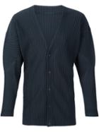 Homme Plissé Issey Miyake Snap Button Pleated Cardigan