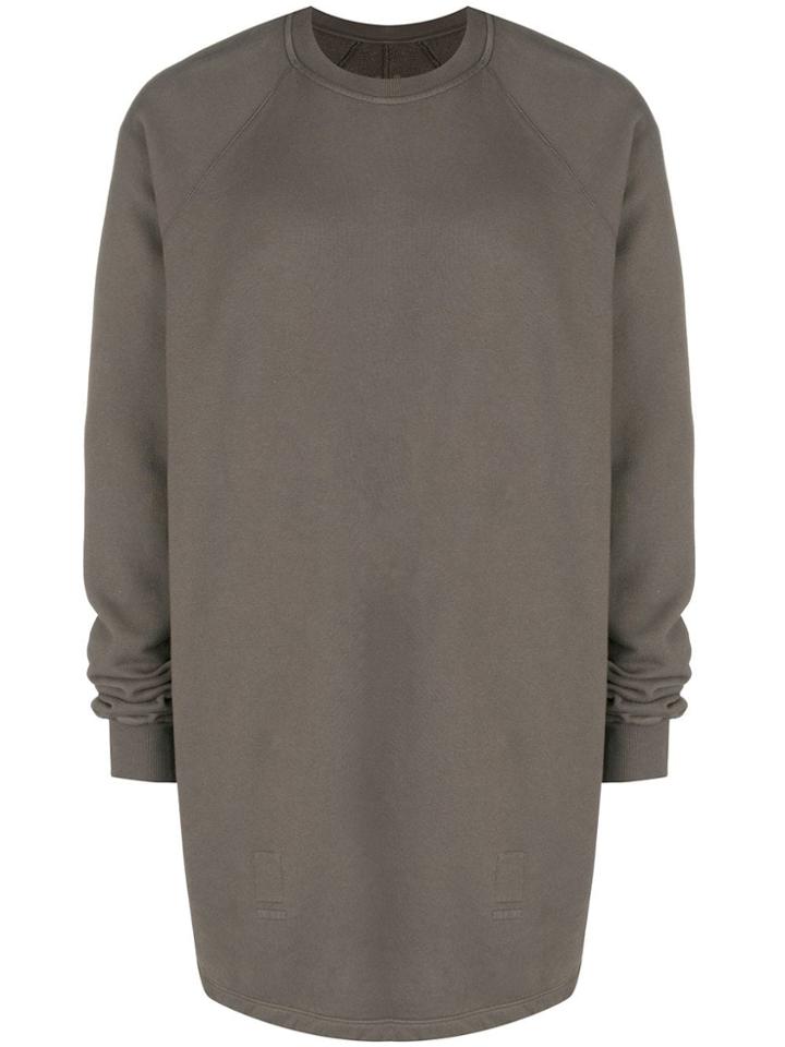 Rick Owens Drkshdw Longline Sweatshirt - Grey
