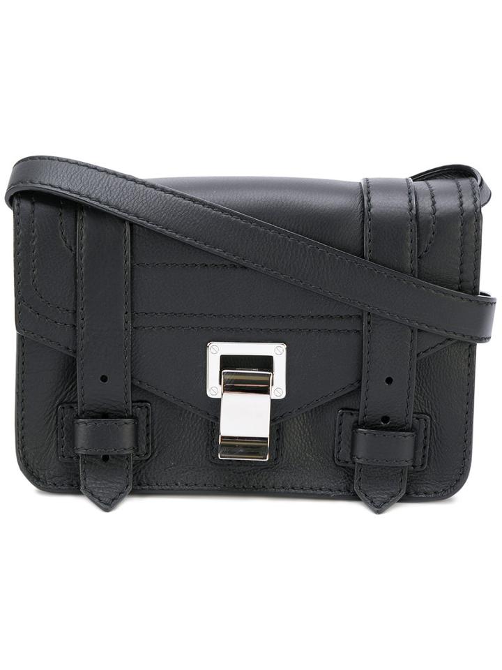 Proenza Schouler - Ps1+ Mini Crossbody Bag - Women - Leather - One Size, Black, Leather