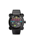 Rj Watches Moon Invader Space Invaders Pop 46mm - Black
