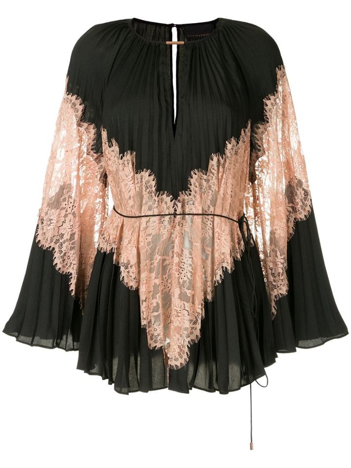 Ginger & Smart Amalgamate Pleated Blouse - Black