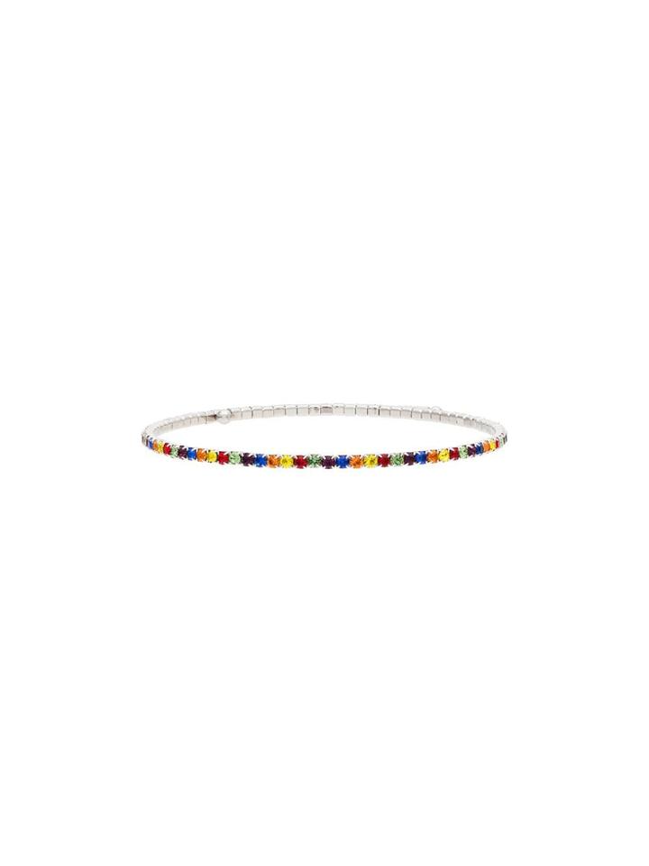 Miu Miu Multicoloured Rainbow Crystal Choker - F0055 Multicolor