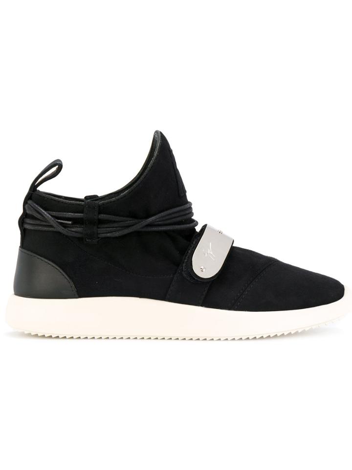 Giuseppe Zanotti Design Hayden Mid-top Sneakers - Black