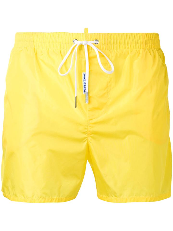 Dsquared2 Classic Swim Shorts - Yellow & Orange