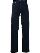 Y/project Layered Panel Trousers - Blue