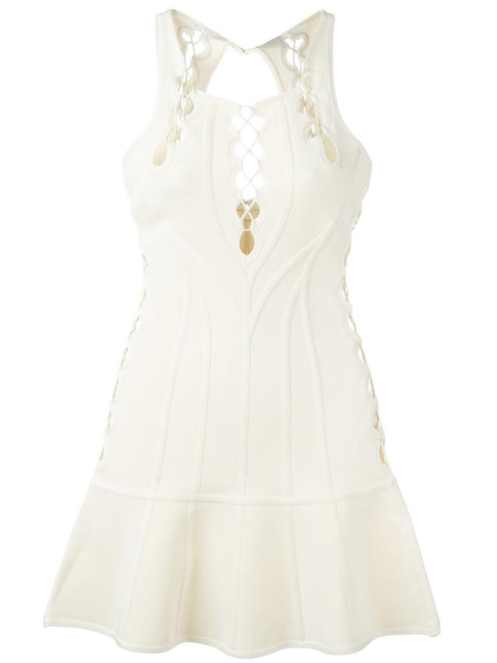 Hervé Léger Structured Sleeveless Dress