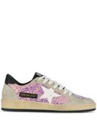 Golden Goose Deluxe Brand Ball Star Sneakers - Lilac Glitter