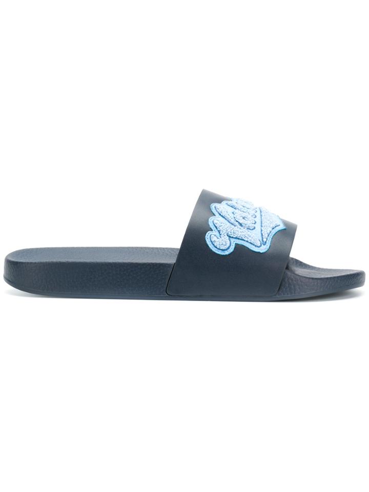 Valentino Valentino Garavani Appliqué Slides - Blue