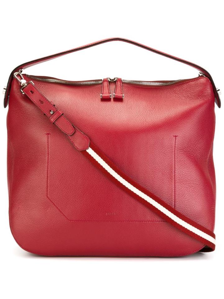 Bally Large Shoulder Bag, Women's, Red