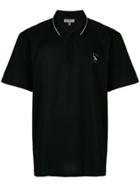 Lanvin Short Sleeved Polo Shirt - Black